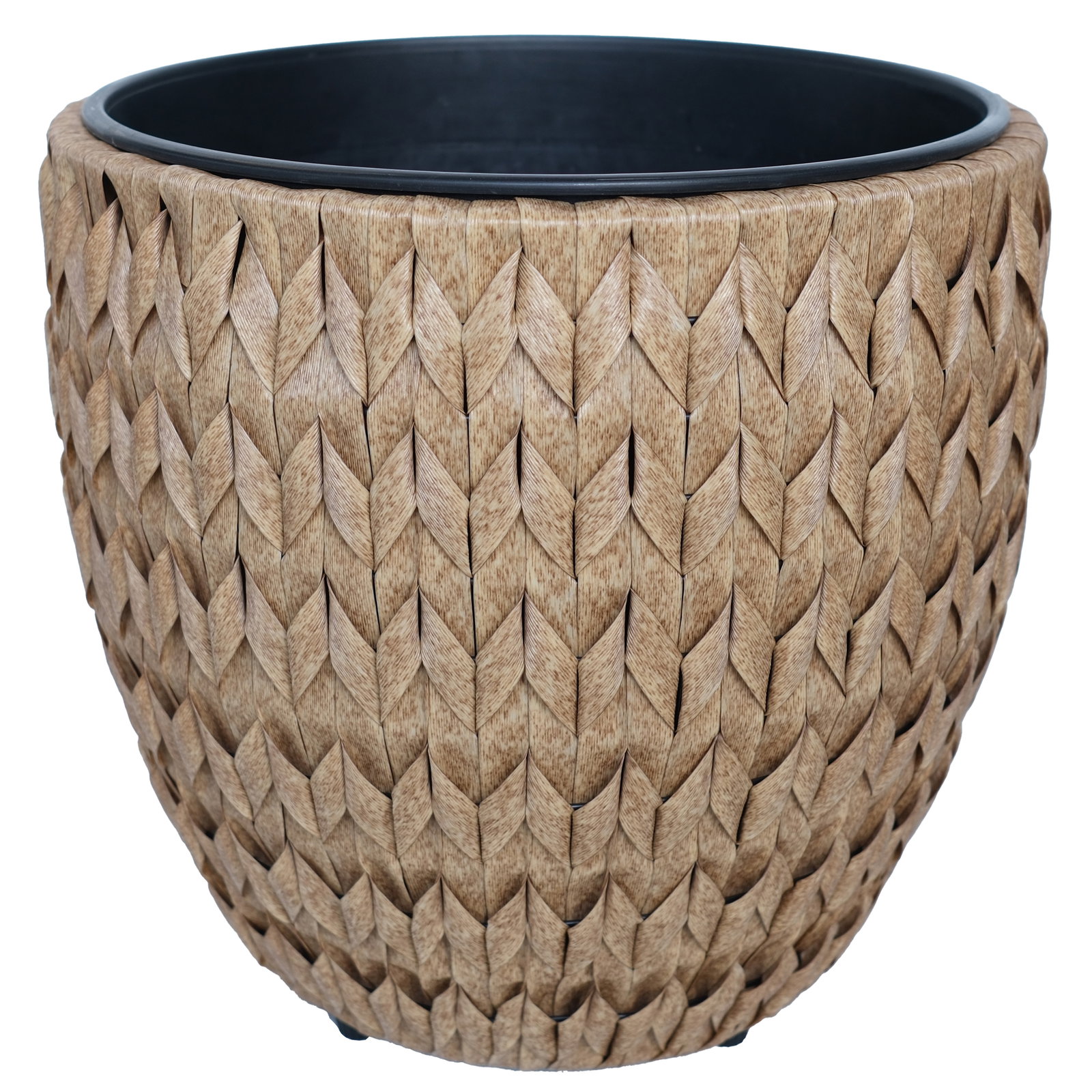 Pflanzkorb 'Pune', natur, ca. Ø 43 x H 44 cm