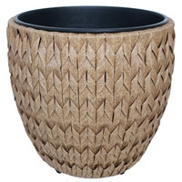 Pflanzkorb 'Pune', natur, ca. Ø 43 x H 44 cm