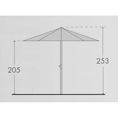 Doppler Sonnenschirm 'Active Auto Tilt 280' aus Aluminium, Ø 280 cm Doppler Sonnenschirm 'Active Auto Tilt 280' aus Aluminium, Ø 280 cm