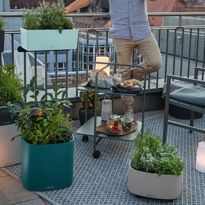 Lechuza 'Pila Color', sandbraun, ca. 35 x 35 x H 16,5 cm