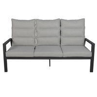 Kölle Loungesofa 'Kreta' inkl. Auflagen, 3-Sitzer, grau