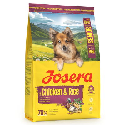 Josera Hundefutter Mini Senior mit Huhn & Reis, 3kg