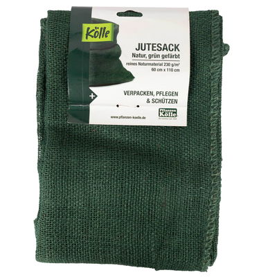 Kölle Jutesack, grün, ca. 60 x H110 cm