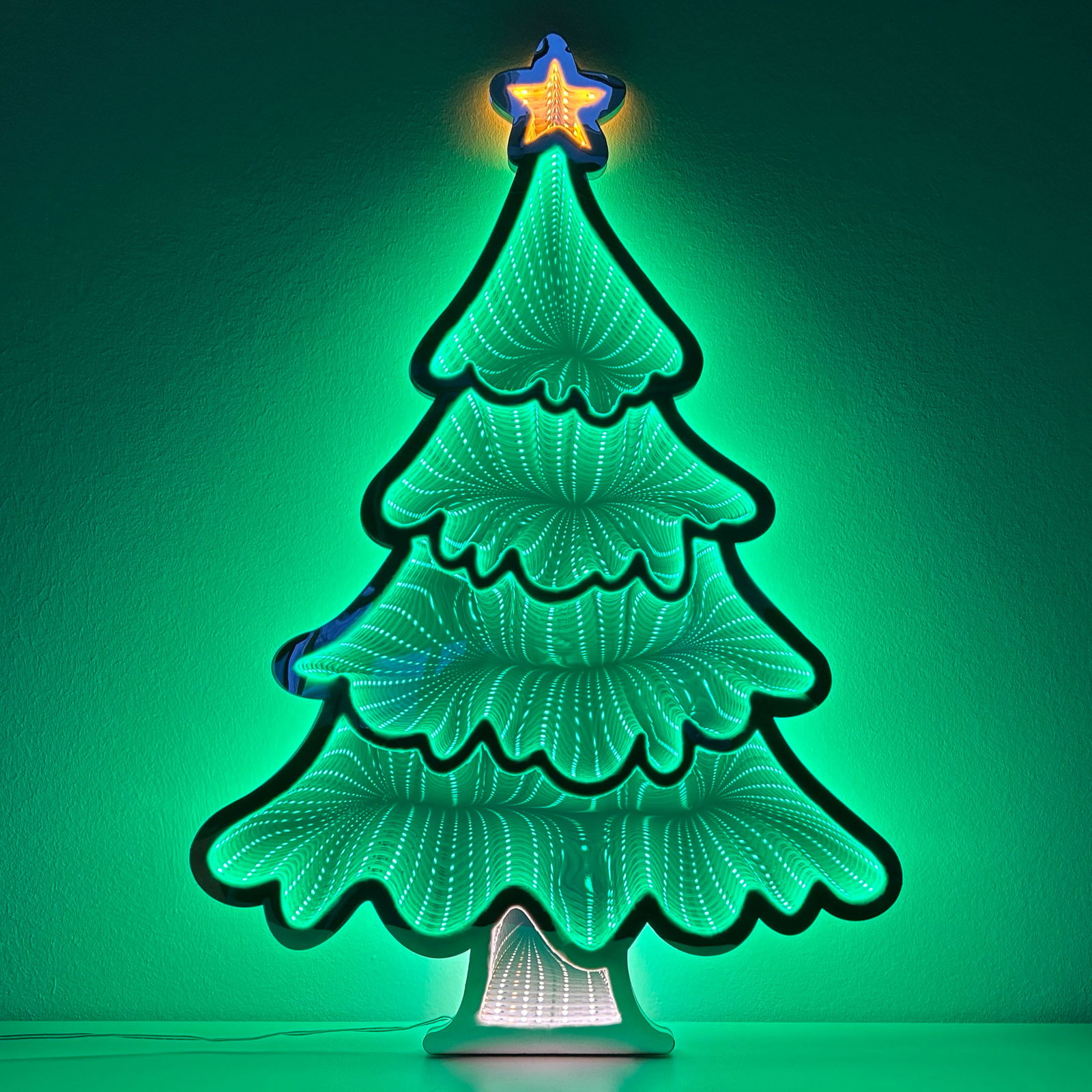 LED Baum 'Infinity', kaltweiß, bunt, 231 LEDs, Höhe ca. 60 cm LED Baum 'Infinity', kaltweiß, bunt, 231 LEDs, Höhe ca. 60 cm