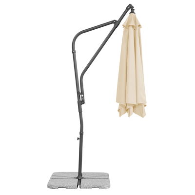 Pendelschirm 'Genua', Ø ca. 300 cm, natur