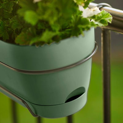 Elho Pflanzgefäß 'Vibia Campana 70 all-in-1', pistaziengrün