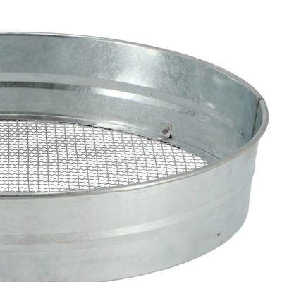 Erdsieb, silber, verzinkter Stahl, ca. Ø37 cm Erdsieb, silber, verzinkter Stahl, ca. Ø37 cm