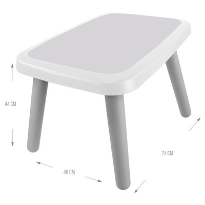 Mochtoys Kindertisch, grau, ca. H44 x 24 x 48 cm