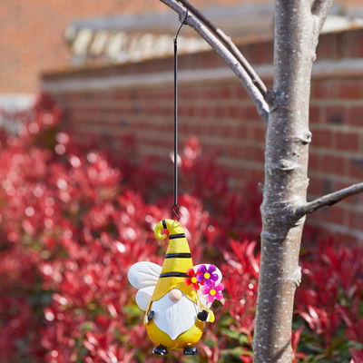 Bienenwichtel Anhänger, gelb/schwarz, 18 x 14 cm Bienenwichtel Anhänger, gelb/schwarz, 18 x 14 cm