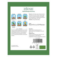 Kölles Beste Blumensamen, Zinnien 'Dahlienblütige Mischung'