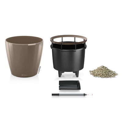 Lechuza 'Classico LS 28', taupe, ca. Ø 28 x H 26 cm