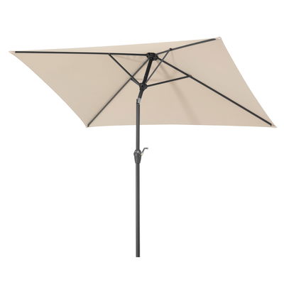 Mittelstockschirm 'Bilbao', ca. 210 x 130 cm, natur Mittelstockschirm 'Bilbao', ca. 210 x 130 cm, natur