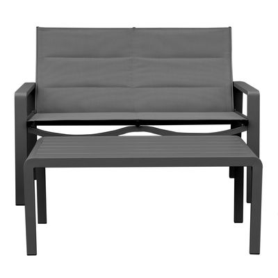 Loungegruppe 'Han', 4tlg., grau Loungegruppe 'Han', 4tlg., grau