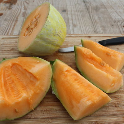 Blu Bio Mangomelone F1, Topf-Ø 12 cm, 3er Set Blu Bio Mangomelone F1, Topf-Ø 12 cm, 3er Set