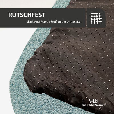 Silvio Design Kuschelsofa 'Fiete', türkis, ca. 50 x 70 cm