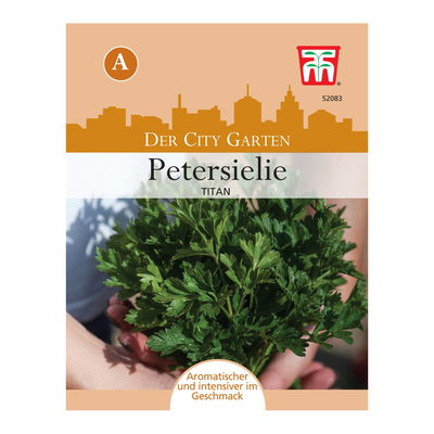 Petersilie Titan / dunkelgrün, regelmäßig verzehrbar, wetterfest Petersilie Titan / dunkelgrün, regelmäßig verzehrbar, wetterfest