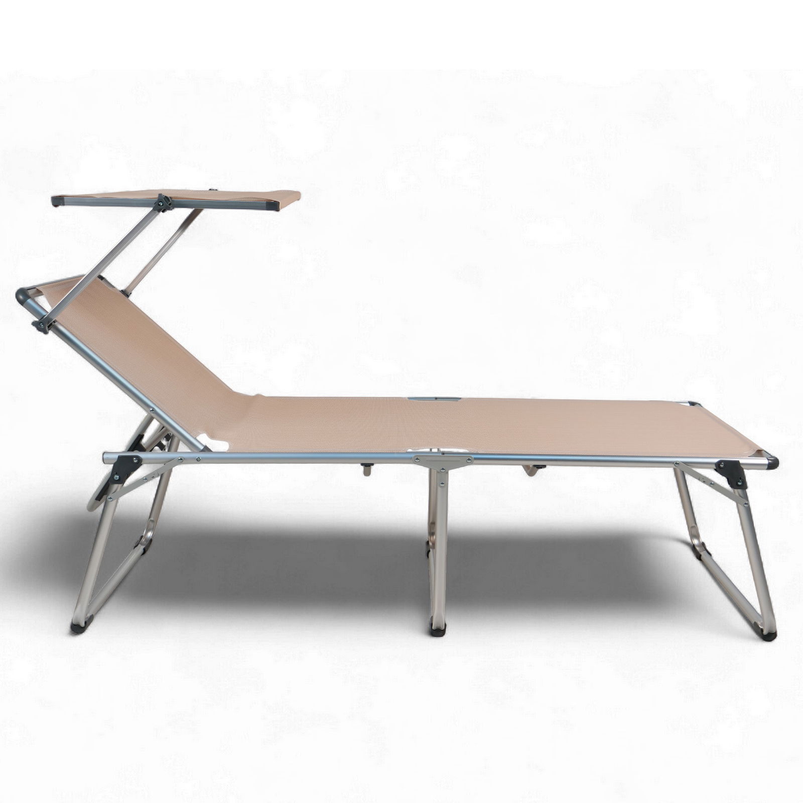 Sungörl Campingliege 'Mykonos Comfort Taupe', taupe