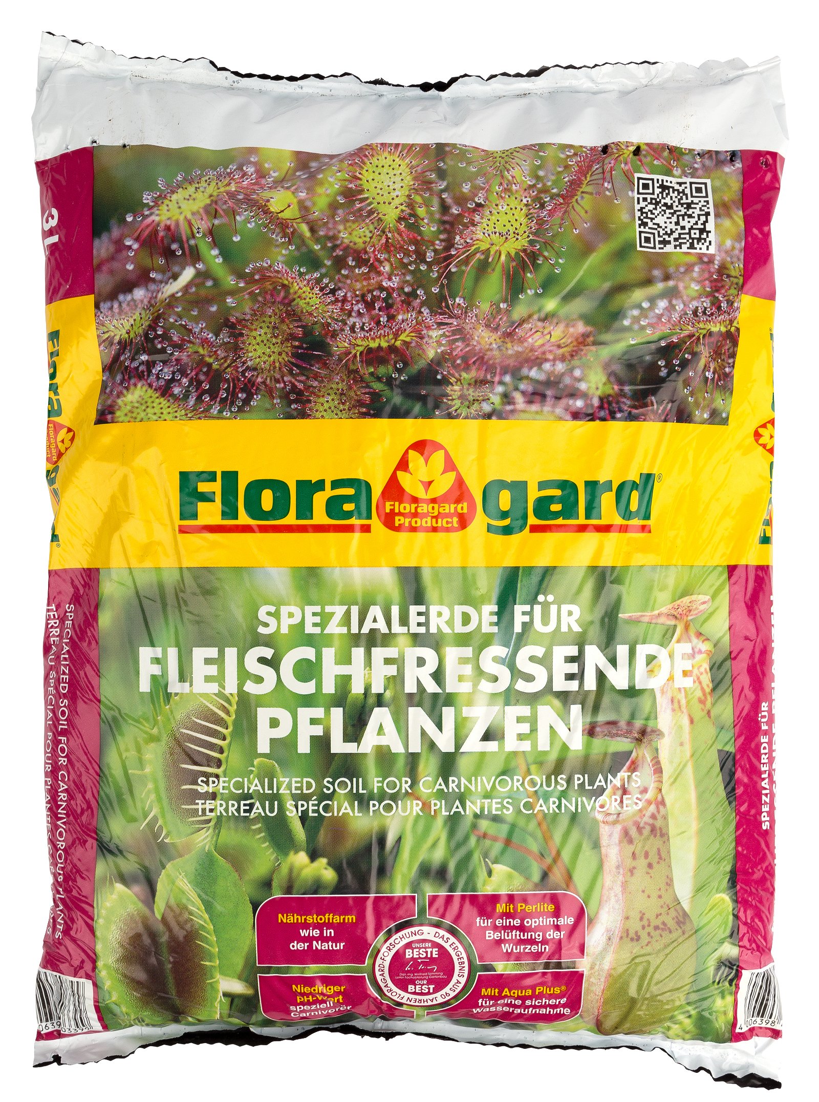 Floragard Spezialerde für fleischfressende Pflanzen 3 l
