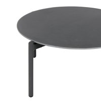 Alu-Beistelltisch 'Salina', Ø ca. 87 cm, Höhe 38 cm