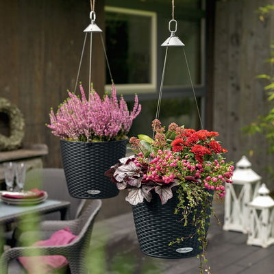 Lechuza 'Nido Cottage 28', graphitschwarz, ca. Ø 27 x H 23 cm Lechuza 'Nido Cottage 28', graphitschwarz, ca. Ø 27 x H 23 cm