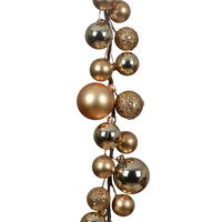 Kugelgirlande, gold, Länge ca. 180 cm