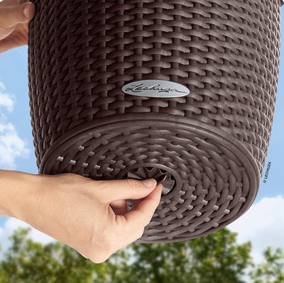 Lechuza 'Nido Cottage 35', mokka, ca. Ø 35 x H 23 cm