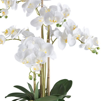 Kunstpflanze Phalaenopsis, weiß, Höhe ca. 70 cm