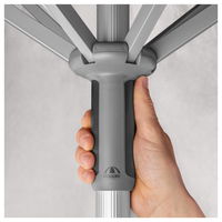 Doppler Sonnenschirm 'Act Neo Push Up', hellgrau, Ø ca. 310 cm