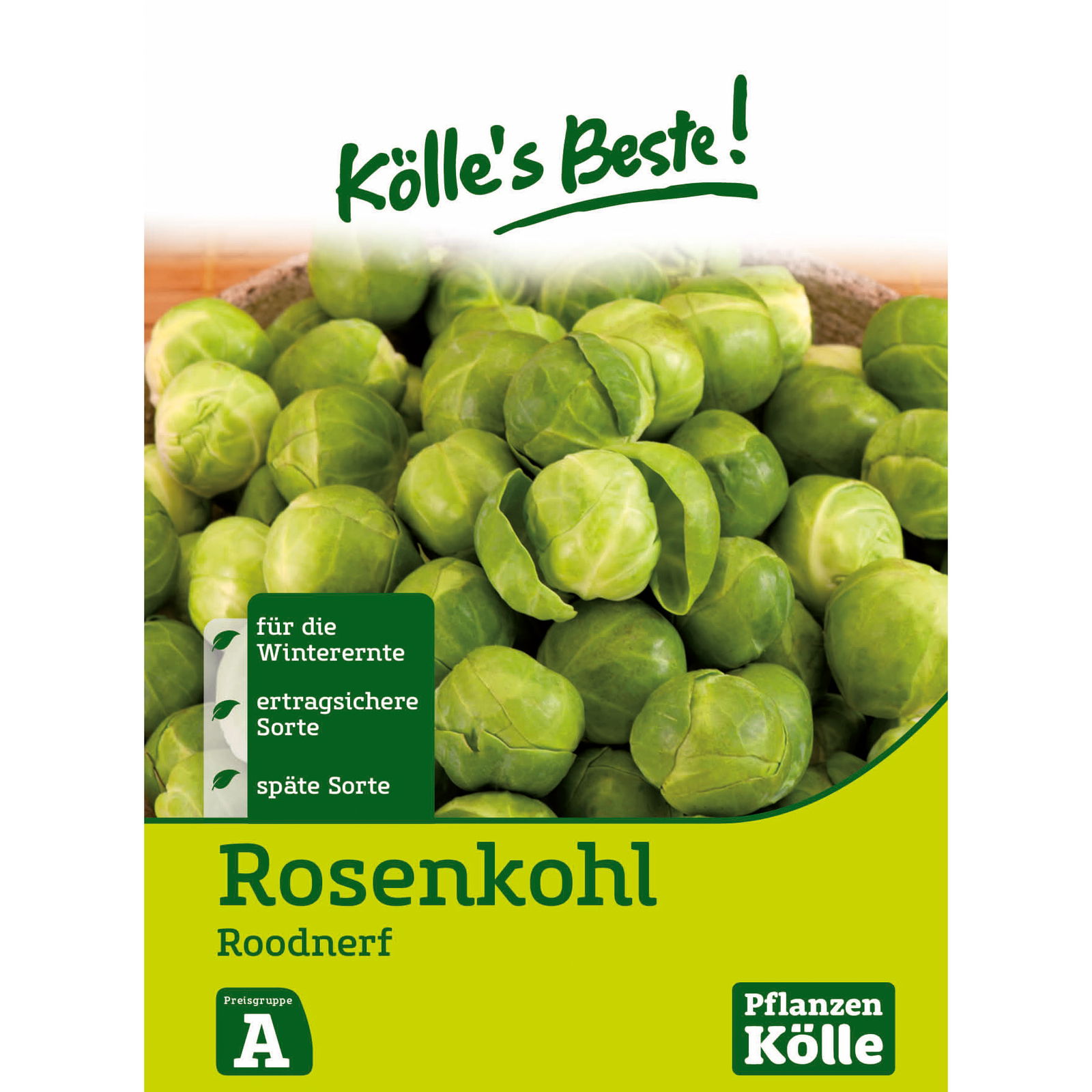 Kölle's Beste Gemüsesamen Rosenkohl Roodnerf