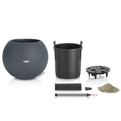 Lechuza 'Puro Color 50', schiefergrau, ca. Ø 50 x H 39 cm Lechuza 'Puro Color 50', schiefergrau, ca. Ø 50 x H 39 cm