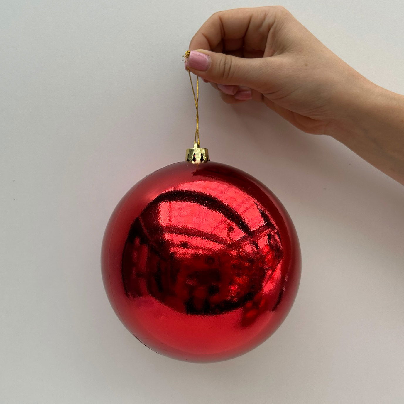 Christbaumkugeln, 4er-Set, weihnachtsrot, ca. Ø 14 cm Christbaumkugeln, 4er-Set, weihnachtsrot, ca. Ø 14 cm