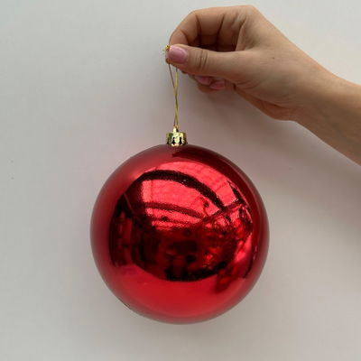 Christbaumkugeln, 4er-Set, weihnachtsrot, ca. Ø 14 cm Christbaumkugeln, 4er-Set, weihnachtsrot, ca. Ø 14 cm
