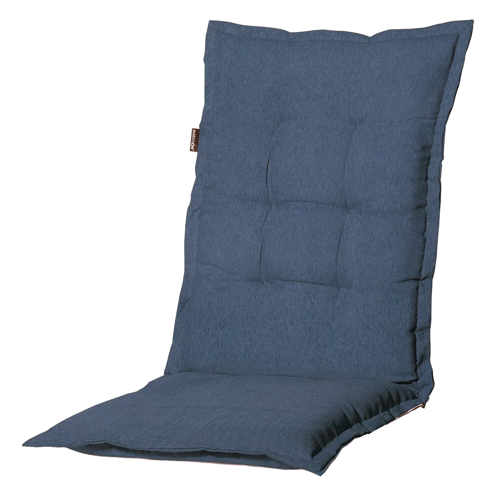 Niederlehnerauflage 'Panama', blau, ca. 105 x 50 cm Niederlehnerauflage 'Panama', blau, ca. 105 x 50 cm