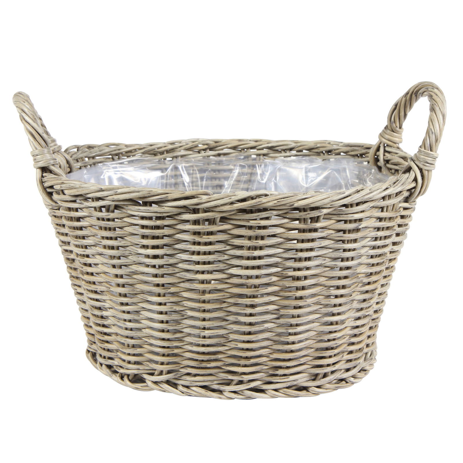 Kölle Pflanzkorb 'Paula', natural, ca. Ø 38 x H 28 cm