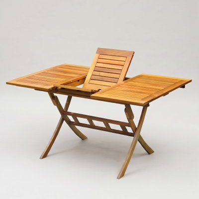 Balkon-Ausziehtisch 100/140x90 cm Akazienholz
