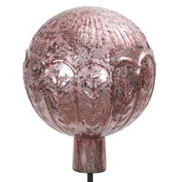 Kugel auf Stab, dunkelrosa, Höhe ca. 115 cm