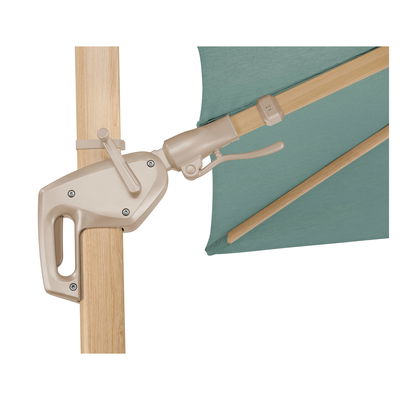 Schneider Pendelschirm 'Rhodos', grün, ca. 300 x 300 cm