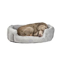 Nobby Komfort Bett oval 'Ceno', grau ca. 86 x 70 x 24 cm