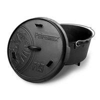 Petromax Feuertopf ft9 mit Füßen, schwarz, ca. 21 x 25 x H16 cm