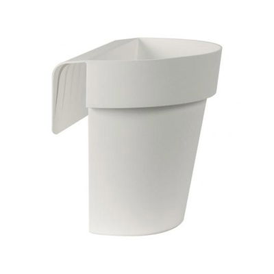 Euro 3 Plast Balkon-Hängetopf, weiß, ca. 25 x 20 x H 23 cm Euro 3 Plast Balkon-Hängetopf, weiß, ca. 25 x 20 x H 23 cm