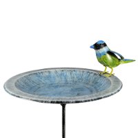 Vogeltränke 'Blaumeise', ca. H100 x 31x 25 cm