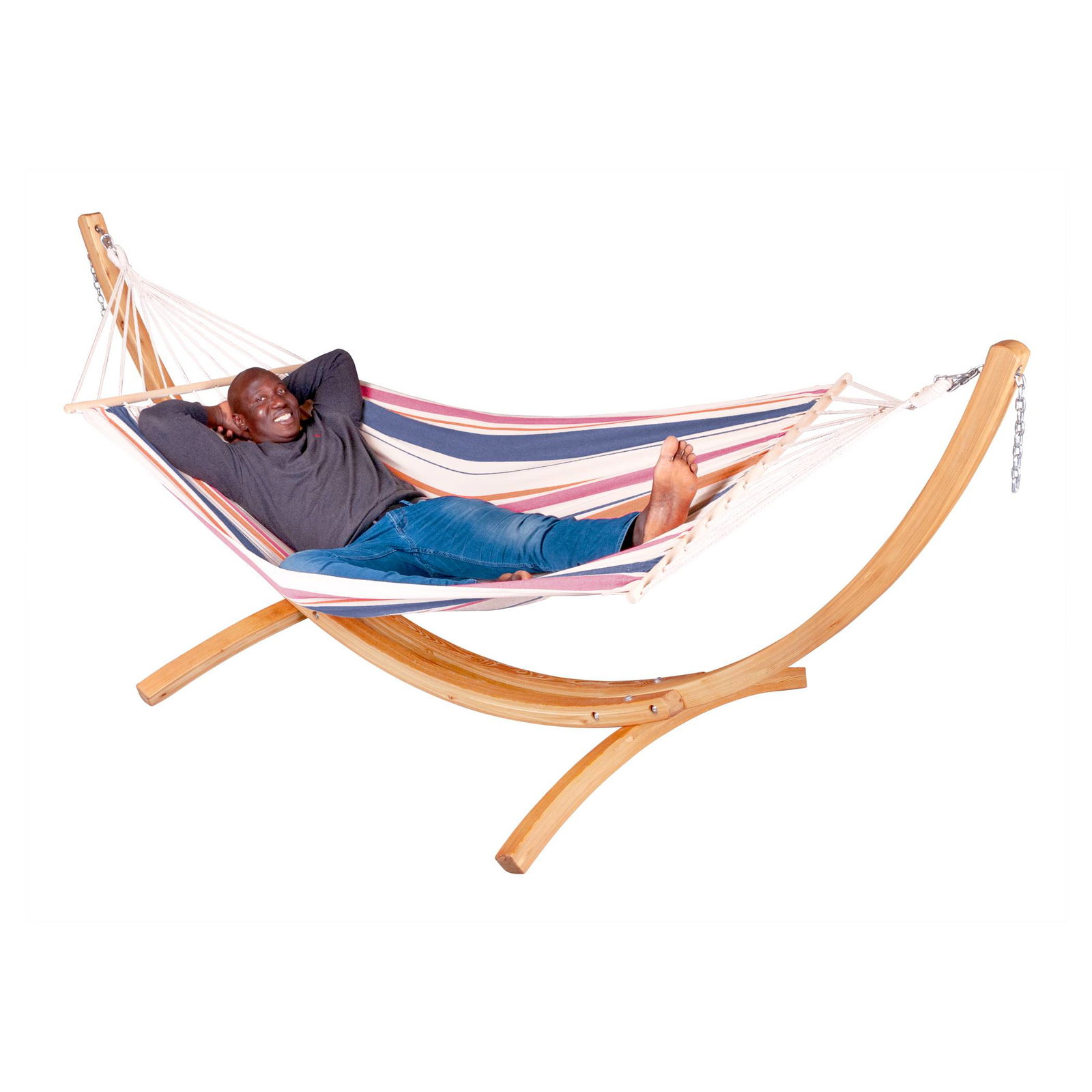 Chilllounge Hängematte 'Palma Sunrise', bunt