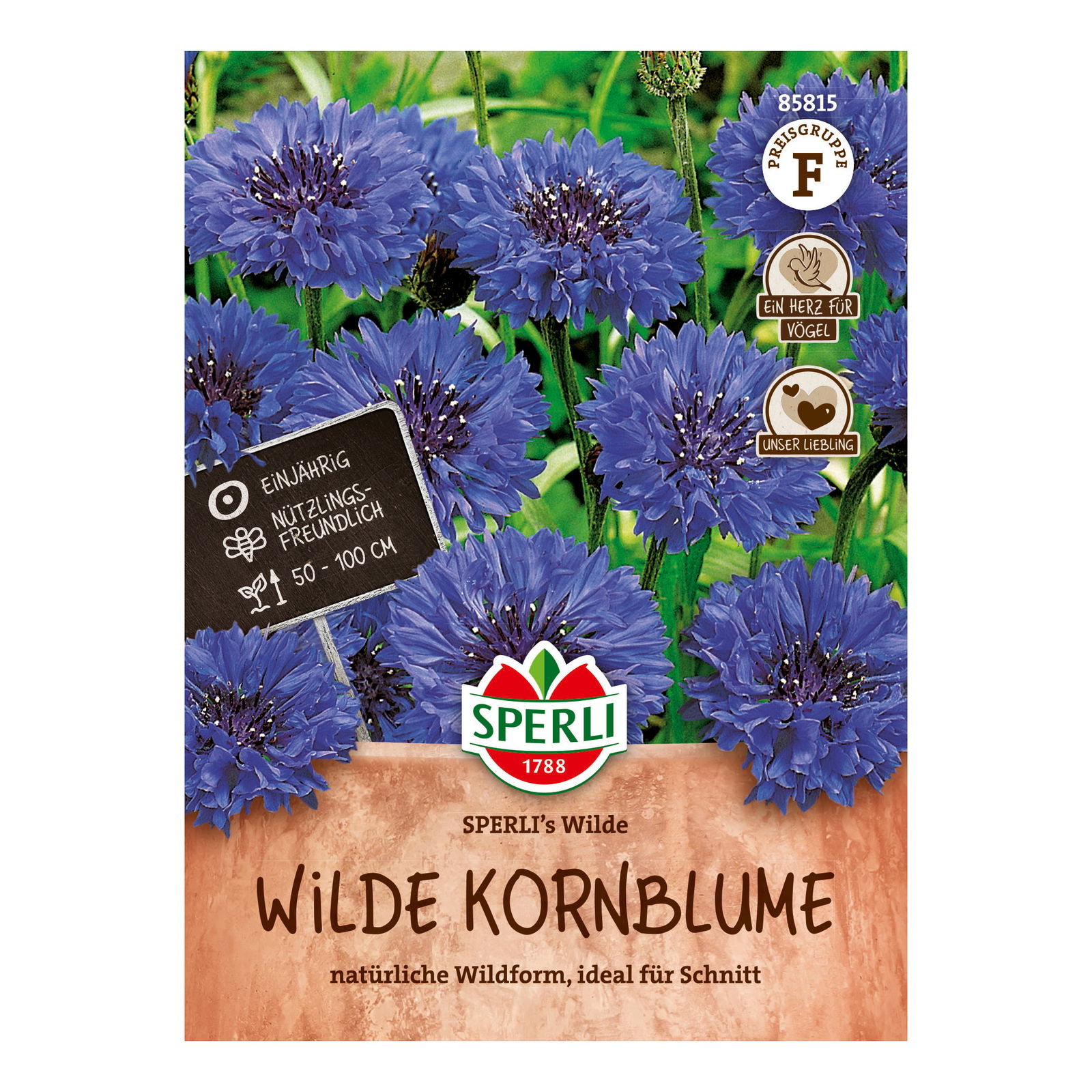 Saatgut 'Wilde Kornblume', SPERLI's Wilde