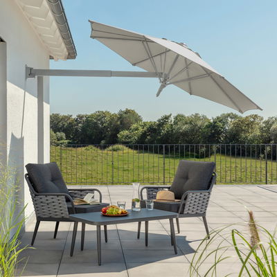 Schneider Wandschirm 'Muro', grau, ca. Ø 250 cm Schneider Wandschirm 'Muro', grau, ca. Ø 250 cm