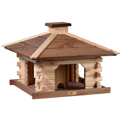 Futterhaus mit Futtersilo, FSC-Holz, 50 x 50 x 38 cm Futterhaus mit Futtersilo, FSC-Holz, 50 x 50 x 38 cm