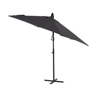 Alu-Ampelschirm 'Leo', Ø 300 cm, schwarz