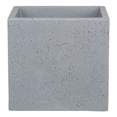 Scheurich Pflanzkübel 'C-Cube', Stony Grey, ca. 38 x 38 x H 33 cm