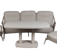 Kölle Lifttisch 'Maui', creme, ca. 135 x 83 x H 51-72 cm Kölle Lifttisch 'Maui', creme, ca. 135 x 83 x H 51-72 cm