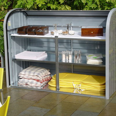 Biohort Gartenbox 'StoreMax' Gr. 160, quarzgrau-metallic, ca. 163 x 78 x 120 cm Biohort Gartenbox 'StoreMax' Gr. 160, quarzgrau-metallic, ca. 163 x 78 x 120 cm