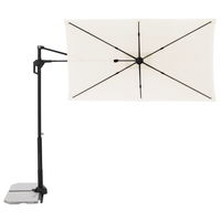 Doppler Pendelschirm 'Active', Green Edition City, natur, ca. 240 x 135 cm